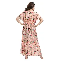 Zionity Printed Nighty for Women-thumb2