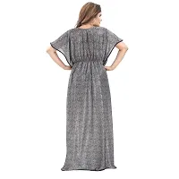 Zionity Printed Nighty for Women-thumb2