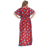 Zionity Printed Nighty for Women-thumb2