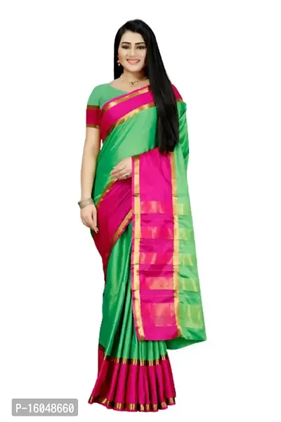 Cotton Silk Saree-thumb0