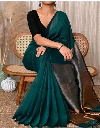 Classic Silk Saree with Blouse Piece For Women