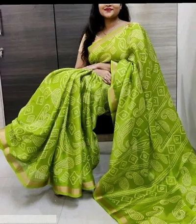 Hot Selling Cotton Saree with Blouse piece 