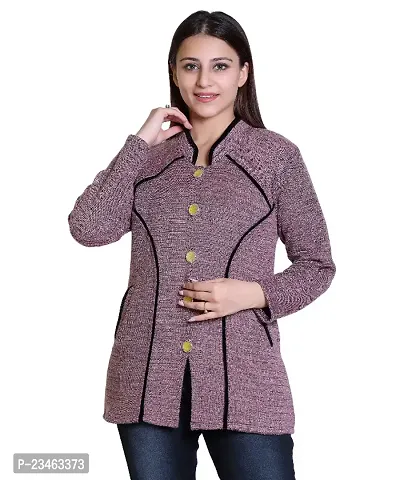 Ninish Apparels Trendy Woolen Coat-thumb0