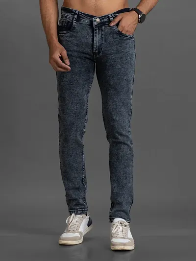 Stylish Denim Mid-Rise Jeans 