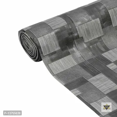 ROYAL-NEST ? Gray Color, Sheet Roll / Mat for Drawer, Antislip Mat, Wooden Design, Size - 45 x 1000 cm, 10 Meter Rectangular Long Shelf Liner-thumb5