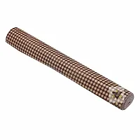 ROYAL-NEST ? 10 Meter, Rectangular Long Shelf Liner, Size - 45 x 1000 cm Brown Color, Brown Small Box Design, Sheet Roll / Mat for Drawer, Antislip Mat-thumb2