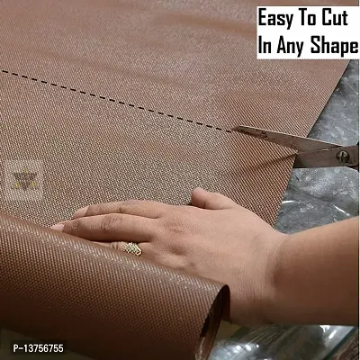 ROYAL-NEST ? Size - 45cm x 500cm (Brown) Multipurpose Super Strong EVA Anti-Slip Bathroom Kitchen Cabinet Drawer Shelf Mat Liner Sheets Roll, Fridge Mat, Table Mat-thumb4