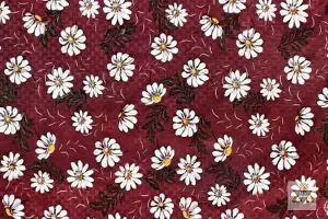 ROYAL-NEST ? 10 Meter, Size - 45 x 500 cm , Antislip Mat Rectangular Long Shelf Liner, Maroon Color, Flower Design, Sheet Roll / Mat for Drawer-thumb4