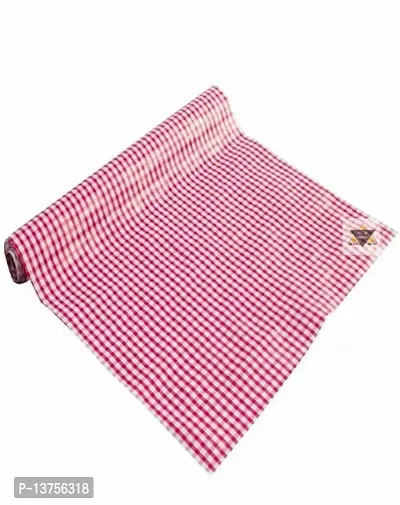 ROYAL-NEST ? Pink Color, Sheet Roll / Mat for Drawer, Antislip Mat, White Small Box Design, Size - 45 x 1000 cm, 10 Meter Rectangular Long Shelf Liner-thumb5