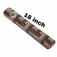 ROYAL-NEST ? 10 Meter, Rectangular Long Shelf Liner, Size - 45 x 1000 cm Dark Brown Color, Wooden Design, Sheet Roll / Mat for Drawer, Antislip Mat-thumb4