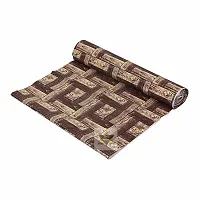 ROYAL-NEST ? 10 Meter Rectangular Long Shelf Liner, Size - 45 x 1000 cm Dark Brown Color, Wooden Design, Sheet Roll / Mat for Drawer, Antislip Mat-thumb2