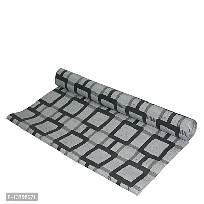 ROYAL-NEST ? Gray Color, Box Design, Sheet Roll / Mat for Drawer, Antislip Mat, Size - 45 x 1000 cm, 10 Meter Rectangular Long Shelf Liner-thumb4