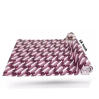 ROYAL-NEST ? Pink Color, White Cut Design, Size - 45 x 1000 cm, 10 Meter Rectangular Long Shelf Liner, Sheet Roll / Mat for Drawer, Antislip Mat-thumb2