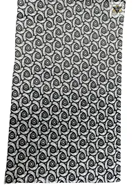 ROYAL-NEST ? Black Color, White Rose Flower Design Sheet Roll / Mat for Drawer, Antislip Mat Size - 45 x 1000 cm, Rectangular Long Shelf Liner, 10 Meter-thumb2