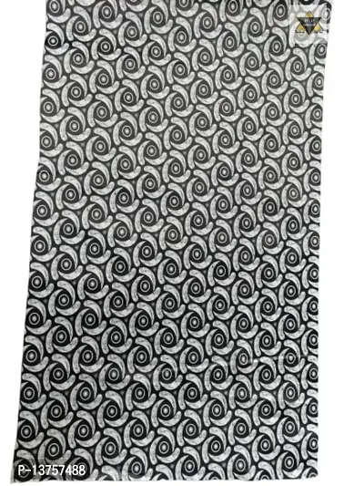 ROYAL-NEST ? Black Color, White Rose Flower Design Sheet Roll / Mat for Drawer, Antislip Mat Size - 45 x 1000 cm, Rectangular Long Shelf Liner, 10 Meter-thumb3