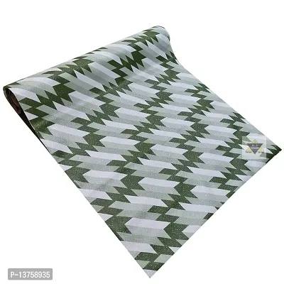 ROYAL-NEST ? Green Color, White Cut Design, Adjustable Size - 45 x 900 cm, Rectangular Long Shelf Liner for Cupboard, 9 Meter Sheet Roll for Almira/Mat for Drawer Shelf|Antislip Mat|Cabinet Mat-thumb4