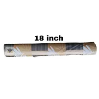 ROYAL-NEST ? Gray Color, Size - 45 x 1000 cm, 10 Meter Rectangular Long Shelf Liner,Yellow Box Design, Sheet Roll / Mat for Drawer, Antislip Mat-thumb1