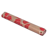 ROYAL-NEST ? Brown Color, 10 Meter Rectangular Long Shelfs Liner,Red Leaf Design, Size - 45 x 1000 cm, Sheet Roll / Mat for Drawer, Antislip Mat-thumb4