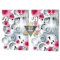 ROYAL - NEST Placemats Dinning Mats Self Design Round Design Mats Pink Color with (Set of 3)-thumb4