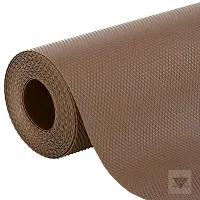 ROYAL-NEST ? Fridge Mat, Table Mat, Size - 45cm x 500cm Multipurpose (Brown) Super Strong EVA Anti-Slip Bathroom Kitchen Cabinet Drawer Shelf Mat Liner Sheets Roll,-thumb2