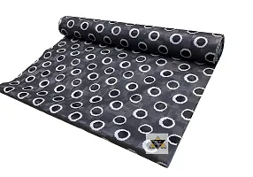 ROYAL-NEST ? Black Color, Black Dot Design Sheet Roll / Mat for Drawer, Antislip Mat Size - 45 x 1000 cm, Rectangular Long Shelf Liner, 10 Meter-thumb2