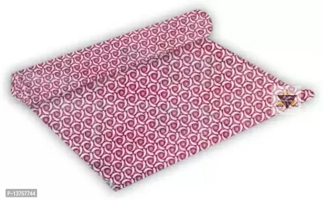 ROYAL-NEST ? Pink Color, White Rose Flower Design Sheet Roll / Mat for Drawer, Antislip Mat Size - 45 x 1000 cm, Rectangular Long Shelf Liner, 10 Meter-thumb4