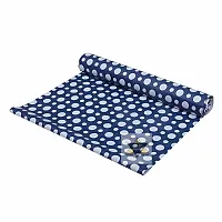 ROYAL-NEST ? Blue Color, Sheet Roll / Mat for Drawer, Antislip Mat, 10 Meter Rectangular Long Shelf Liner,Polka Dot Design, Size - 45 x 1000 cm-thumb1