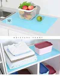 ROYAL-NEST ? Size - 45cm x 150cm Multipurpose, Fridge Mat, Table Mat, Super Strong EVA Anti-Slip Bathroom Kitchen Cabinet Drawer Shelf Mat Liner Sheets Roll ( Sky Blue)-thumb2