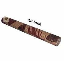 ROYAL-NEST ? Brown Color, Maroon Leaf Design, Sheet Roll / Mat for Drawer, Antislip Mat, Size - 45 x 1000 cm, 10 Meter Rectangular Long Shelf Liner-thumb4