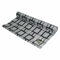 ROYAL-NEST ? Gray Color, Box Design, Sheet Roll / Mat for Drawer, Antislip Mat, Size - 45 x 1000 cm, 10 Meter Rectangular Long Shelf Liner-thumb2