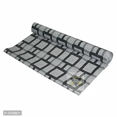 ROYAL-NEST ? Gray Color, Box Design, Sheet Roll / Mat for Drawer, Antislip Mat, Size - 45 x 1000 cm, 10 Meter Rectangular Long Shelf Liner-thumb3