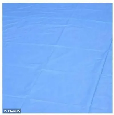 ROYAL - NEST Bed Sheet Self Design Sky Blue?(PVC)-thumb2