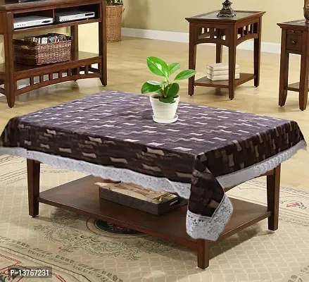 ROYAL - NEST ? Medium Size 2 to 4 Seater Printed 3D Table Cover Self Design Bamboo, Brown Color