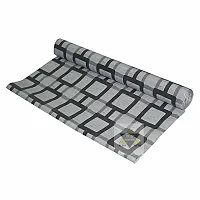 ROYAL-NEST ? Gray Color, Box Design, Size - 45 x 500 cm, Rectangular Long Shelf Liner, 5 Meter Sheet Roll / Mat for Drawer, Antislip Mat-thumb2