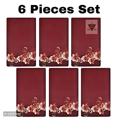 ROYAL - NEST Butterfly Design Mats Brown Color Placemats Dinning Mats Self Design?(Set of 6)-thumb2