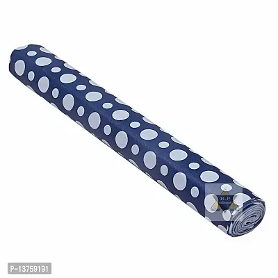 ROYAL-NEST ? Blue Color, Polka Dot Design, Size - 45 x 500 cm, Rectangular Long Shelf Liner, 5 Meter Sheet Roll / Mat for Drawer, Antislip Mat-thumb5