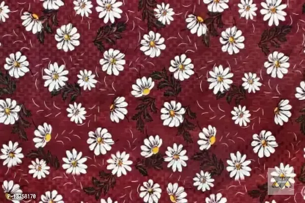 ROYAL-NEST ? Maroon Color, Sheet Roll / Mat for Drawer, Antislip Mat Size - 45 x 500 cm, Rectangular Long Shelf Liner, 10 Meter Flower Design-thumb5