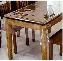 ROYAL-NEST 6 and 8 Seater Table Cover?(Clear Transparent Cover) 0.20mm, (60 x 90)-thumb1