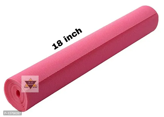 ROYAL-NEST ? Liner Sheets Roll, Fridge Mat, Table Mat, Size - 45cm x 300cm Multipurpose (Pink) Super Strong EVA Anti-Slip Bathroom Kitchen Cabinet Drawer Shelf Mat-thumb5