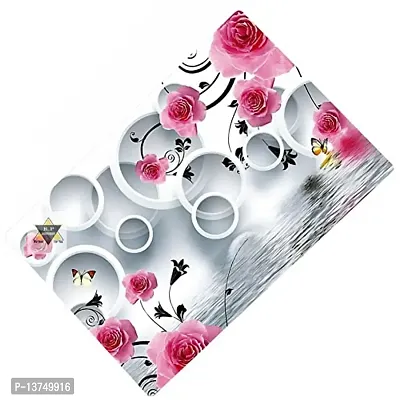 ROYAL - NEST Placemats Dinning Mats Self Design Round Design Mats Pink Color with (Set of 3)-thumb4