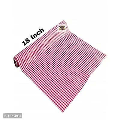 ROYAL-NEST ? Pink Color, White Small Box Design, Sheet Roll / Mat for Drawer, Antislip Mat, 10 Meter Rectangular Long Shelf Liner, Size - 45 x 1000 cm-thumb4