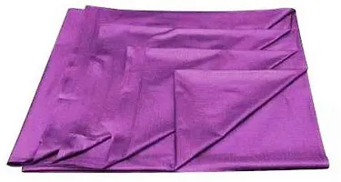 ROYAL - NEST Soild Bed Sheet with PVC Purple (Color 6.5x6 Foot)-thumb1
