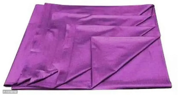ROYAL - NEST Soild Bed Sheet with PVC Purple (Color 6.5x6 Foot)-thumb2