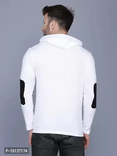 Men  Stylish Printed  Full  Sleeves  Hooded  Neck   T-shirt-thumb2