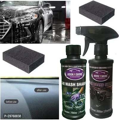 ADON SHINE Liquid Car Polish for Dashboard Windscreen 500 ml Pack of 2