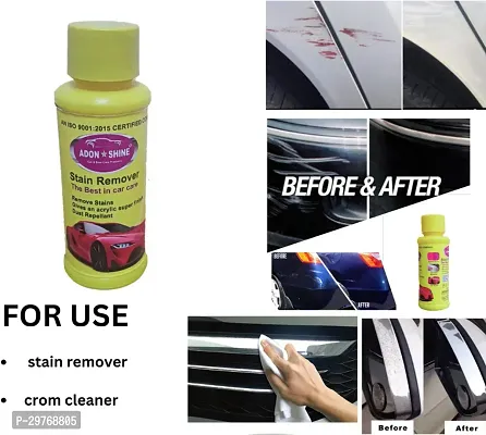 ADON SHINE Liquid Car Polish for Dashboard Bumper Chrome Accent Exterior Headlight Leather Metal Parts Tyres Windscreen 1100 ml Pack of 1-thumb2