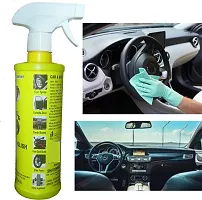 ADON SHINE Liquid Car Polish for Metal Parts Exterior Leather Tyres Bumper Dashboard 500 ml Pack of 1-thumb2