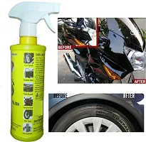 ADON SHINE Liquid Car Polish for Metal Parts Exterior Tyres Leather Dashboard 500 ml Pack of 1-thumb2