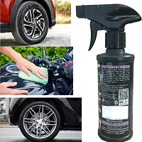 ADON SHINE Liquid Car Polish for Bumper Chrome Accent Dashboard Exterior Headlight Leather Metal Parts Tyres 250 ml Pack of 1-thumb2