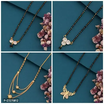 New Stylish Pack Of 4 Combo Women Mangalsutra Set